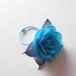 Gumka do włosów Blue rose - 