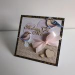 Kartka dla mamy Dzień Matki ptaszki - Kartka dla mamy Dzień Matki ptaszki