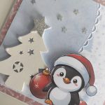 Kartka świąteczna Boże Narodzenie z pingwinkiem  - 