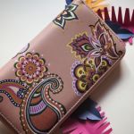 Duży portfel z ekoskóry TURECKIE WZORY - wzór paisley