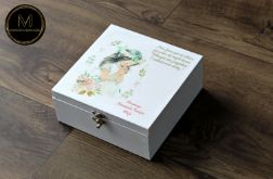 Pudełko na pamiątkę I Komunii Św. Dziewczynka