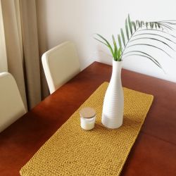 Bieżnik ręcznie robiony,obrus na stół ,35x120cm 5mm.