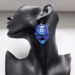 Oko Proroka kolczyki sutaszowe - 