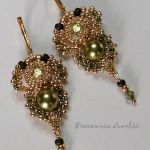 zielone perły Seashell - 