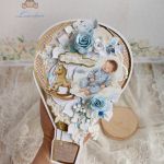 Kartka balonik narodziny chrzest "Baby"GOTOWA - 