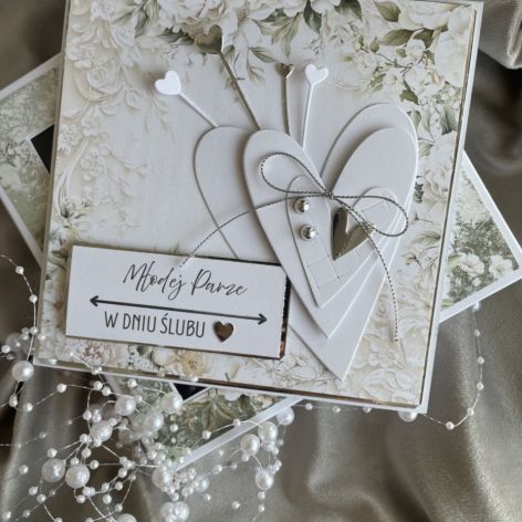 Kartka ślubna w pudełku! #2