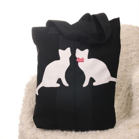 Ekologiczna torba na zakupy z kotami Kot
