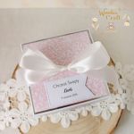 Exploding box na chrzest "Pink Flowers Girl1" - 