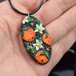 Wisiorek "pomarańcze" - wisorek pomarańcze