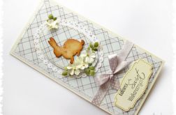 Kartka wielkanocna z zajączkiem