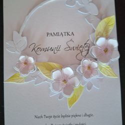 Kartka na Komunie - pamiątka Pierwszej Komunii Świętej KH20260426-2