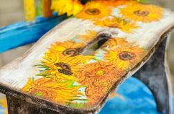 Zydelek, ryczka, słoneczniki, van Gogh, prezent