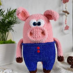 Świnka pluszowa, Maskotka świnka, Prezent dla dziecka