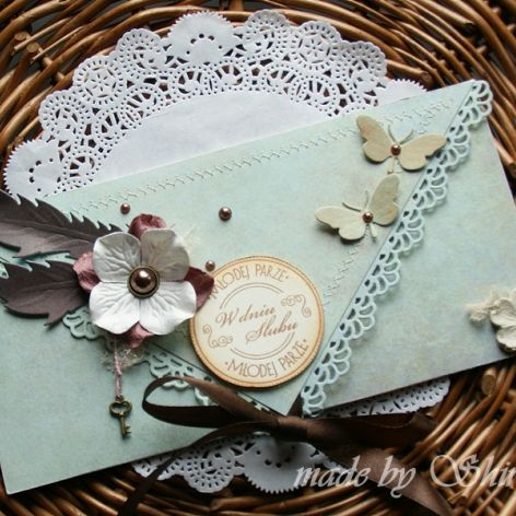 Kopertówka z okazji ślubu-klucz do ogrodu