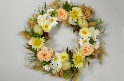 Wianek wielkanocny pastelowy