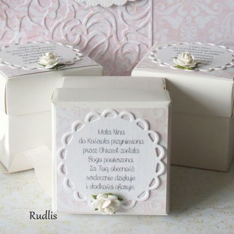 Podziękowania dla gości-  pudełka #6