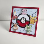 Kartka urodzinowa Pokemony 6 lat - 