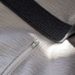 Duża torba podróżna z tłoczonego weluru – unikat handmade no waste - 