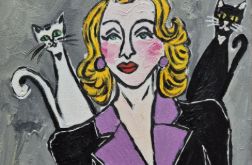 Obraz fowizm dama z kotami