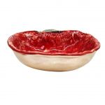 Miseczka Ceramiczna w Kształcie Czerwonego Jabłuszka – Ręcznie Robiona - 