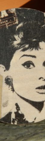Magnes / Podkładka pod kubek Audrey Hepburn Dla kinomana