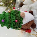 Skrzat Choinka, Skrzat świąteczny, Krasnal do dekoracji - Istnieje możliwość zamówienia w innej kolorystyce.