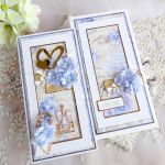 Ślubna skrzynka do wina i kartka 1043 - 