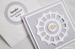 Kartka PAMIĄTKA I KOMUNII z serwetką #1