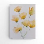 KWIATY-akwarela formatu -32/24 cm.  - 