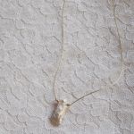 Naszyjnik z perłą - Nieregularna, oryginalna perła na szyję