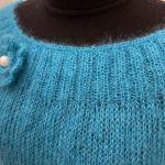 Sweterek z jedwabiu i moheru - Przód