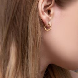 Kolczyki pozłacane Cleo
