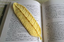 Zakładka do książki piórko handmade