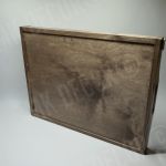 Drewniana taca prostokątna VINTAGE - taca 40x30 cm z tyłu