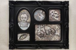 gotycka galeria ścienna, obraz w stylu wiktoriańskim