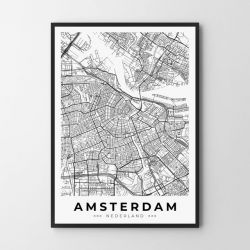 Plakat obraz Amsterdam 30X40
