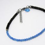 BLUE - kamienie naturalne, stal szlachetna - 