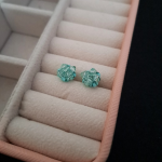 Małe miętowe sztyfty z kryształków i stali nierdzewnej - sztyfty z kryształków