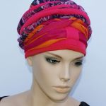 lekki turban SOCZYSTY II - szarfa zamotana wokół głowy
