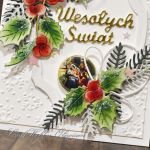 Wesołych Świąt - szopka z ostrokrzewem - Szopka - detal II
