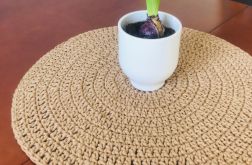 Podkładka na stół okrągła,pod talerz z sznurka.35cm