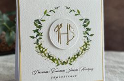 Ręcznie robione zaproszenia komunijne, 49E