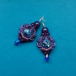 Kolczyki Blue & Violet - 