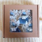 Zimowe aniołki z prezentem  - Gotowy prezent