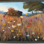 Drzewa-praca pastelami - 