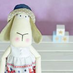 lala lalka przytulanka zabawka owieczka Sunny - Dbałość o szczegóły wykonania to podtsawa:)