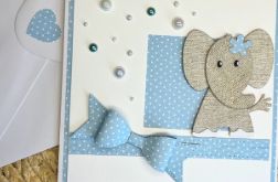 100,Kartka na narodziny,roczek, chrzest dla chłopca