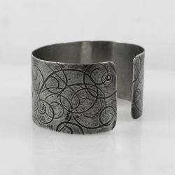 Spirale - metalowa bransoleta (140325-02)