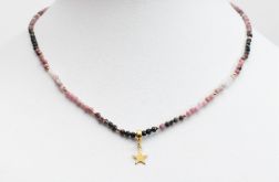 Naszyjnik "Celestial Compass" - Gwiazda Wewnętrznego Spokoju - z Rodonitem