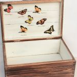 Kufer z motylami - kufer na zdjęcia